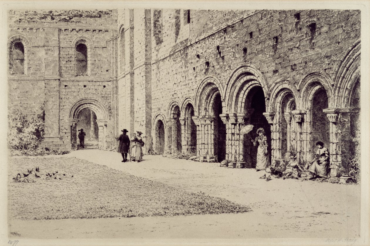 Klostret, Kirkstall Abbey av Axel Haig