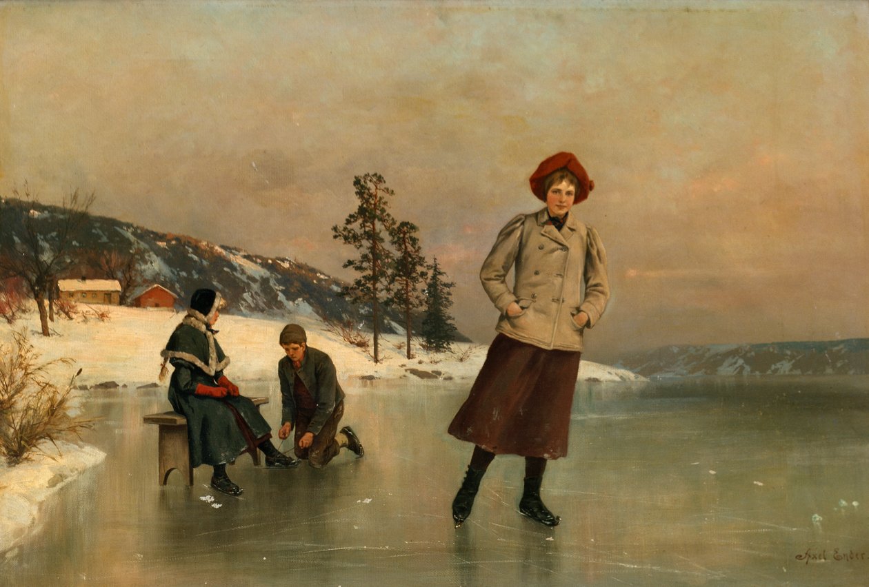 Skridskoåkning av Axel Hjalmar Ender