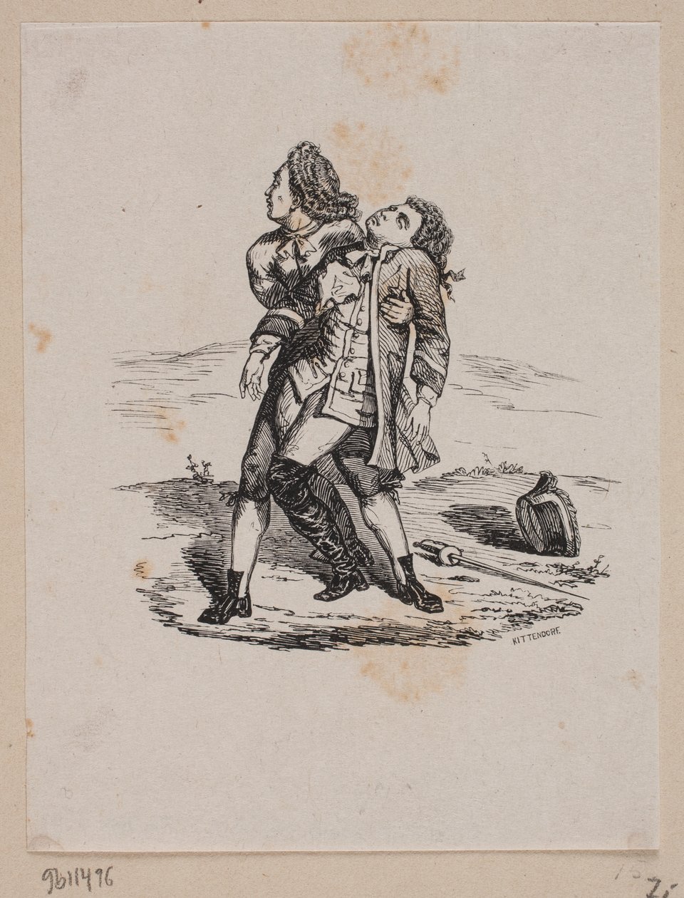 och duell av Axel Theodor Kittendorff