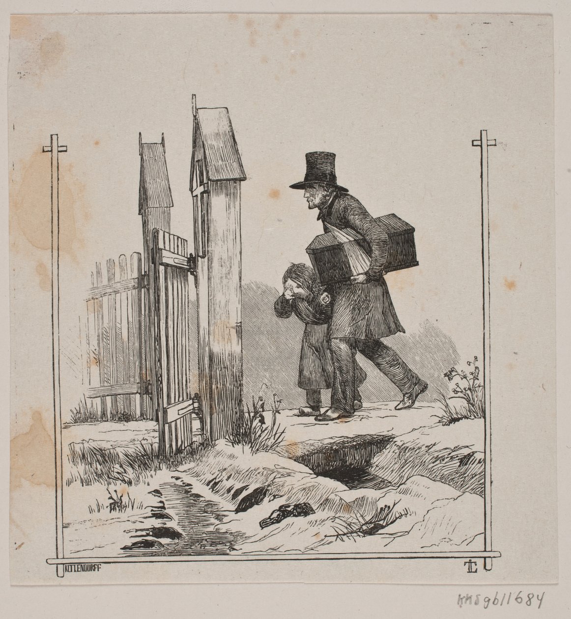 En begravning av Axel Theodor Kittendorff