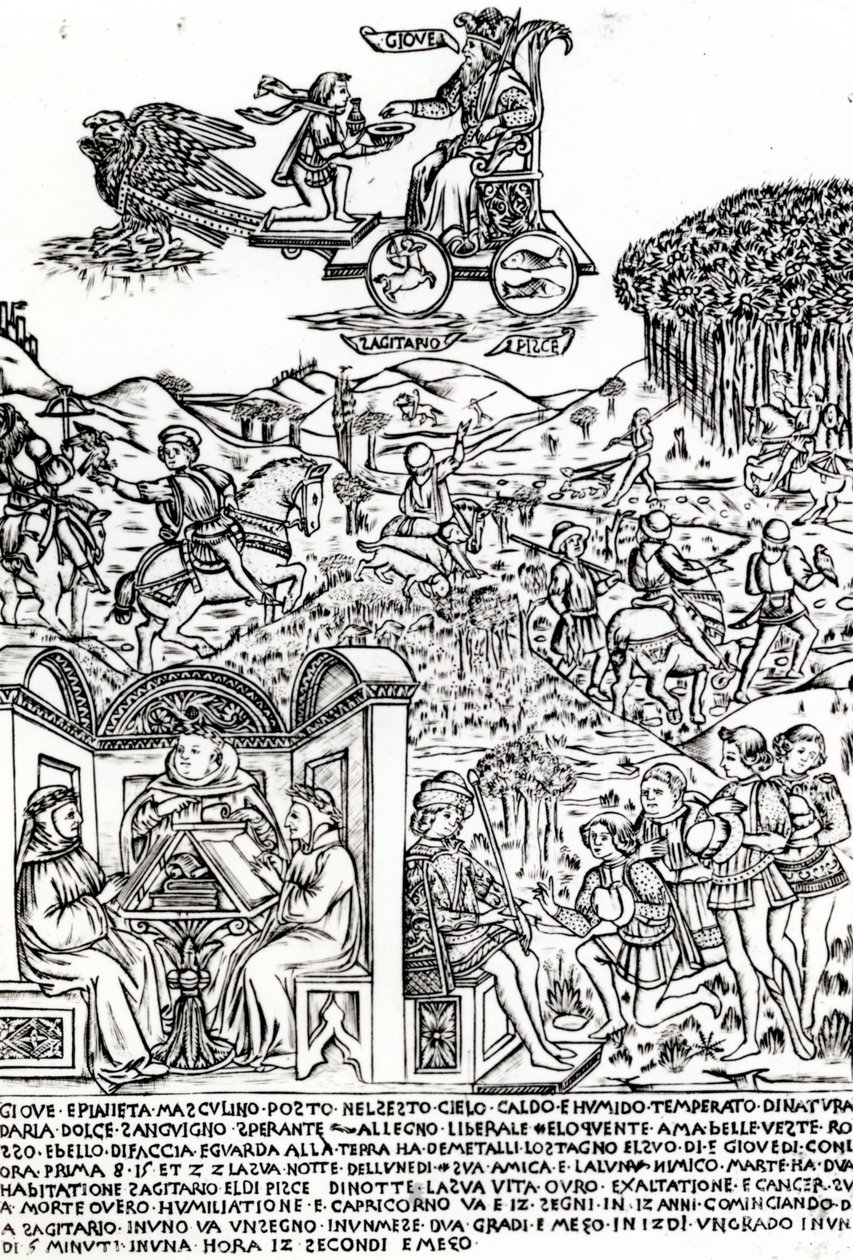 Jupiter, ca.1464 av Baccio Baldini