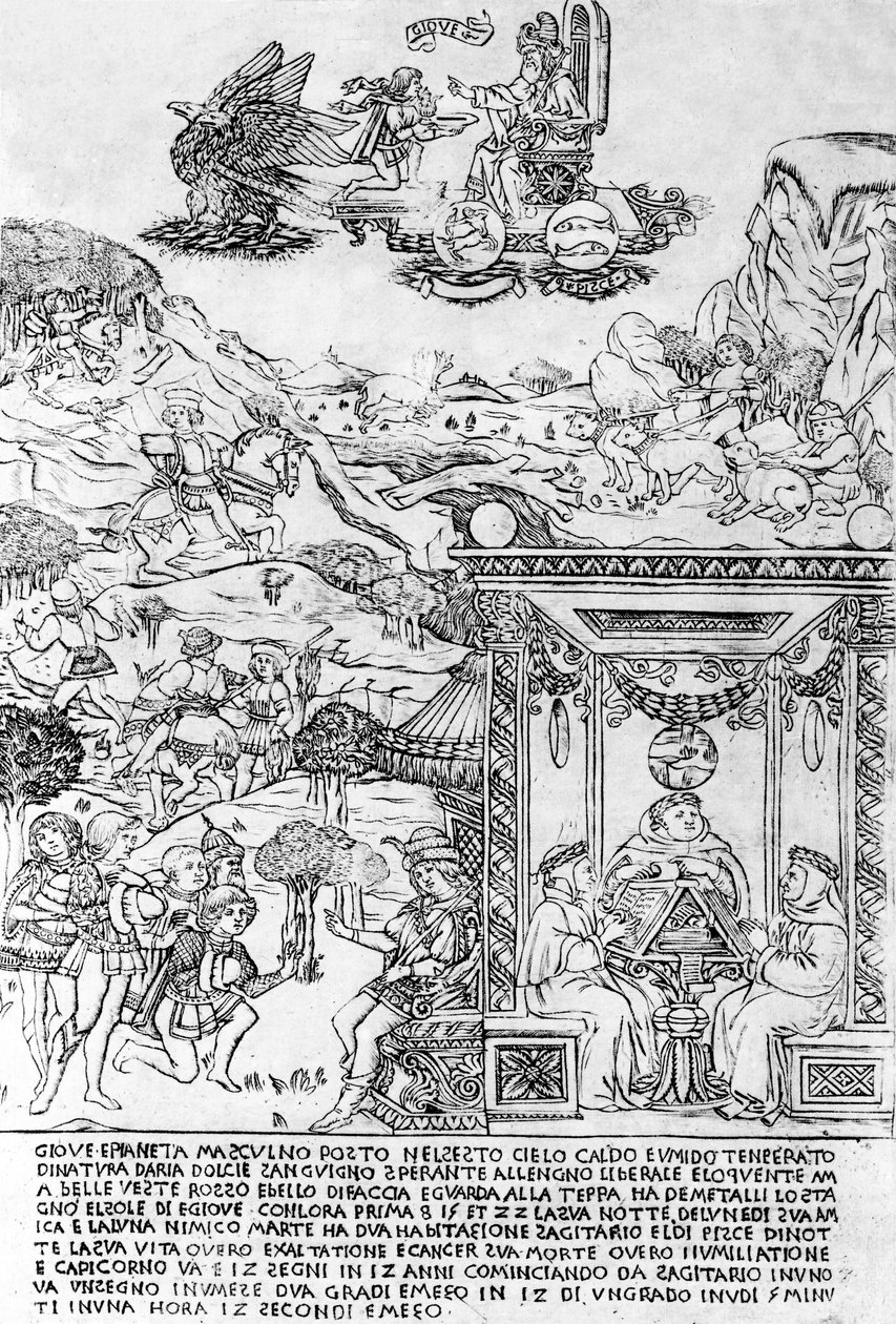 Jupiter, ca 1464 av Baccio Baldini
