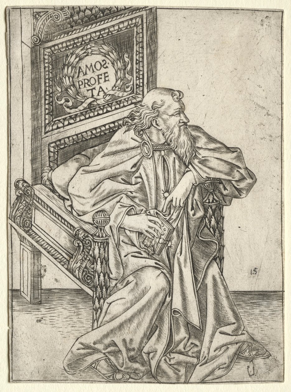 Profeterna: Amos, ca. 1470-1475. av Baccio Baldini