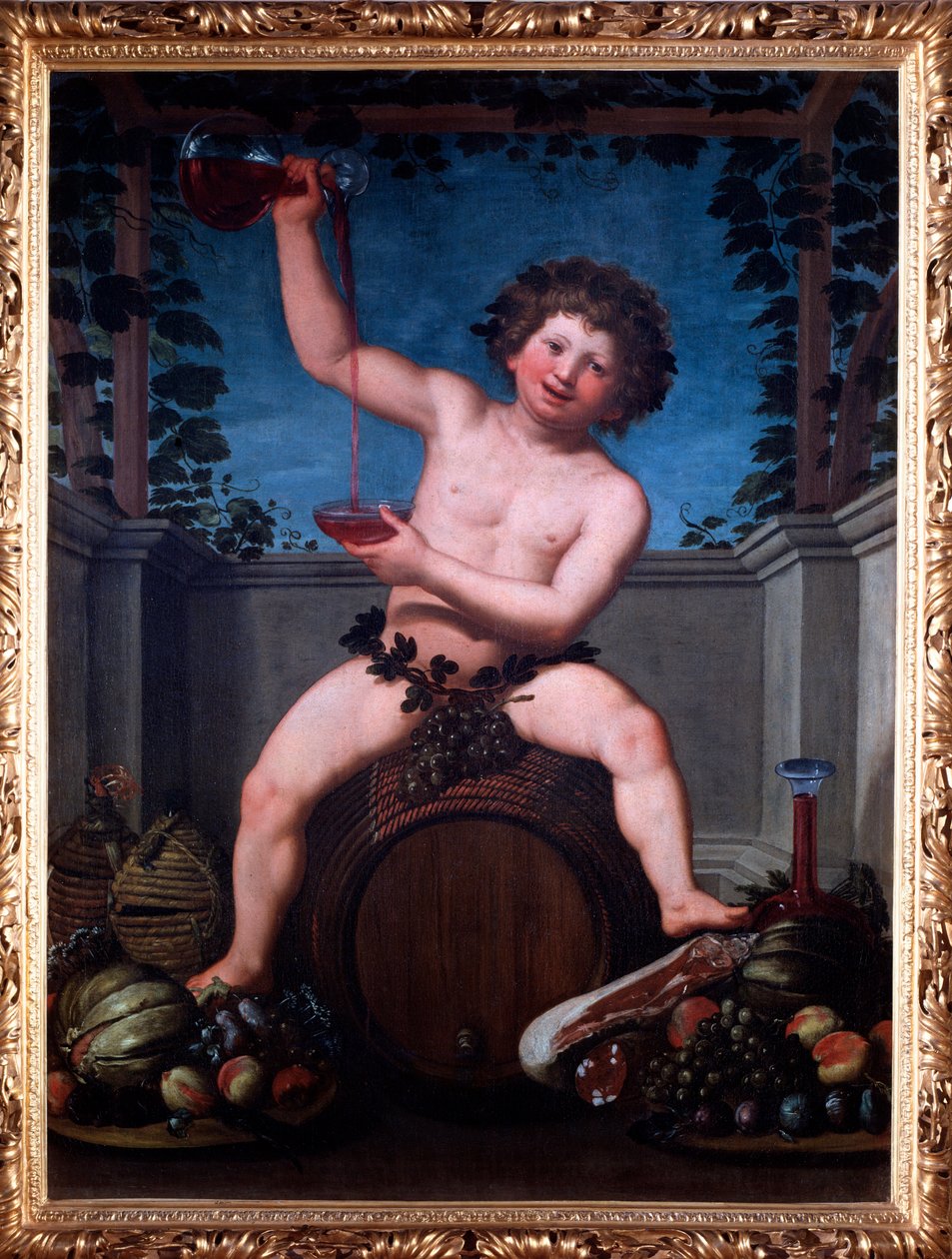 Bacchus (målning, ca 1630) av Baccio del Bianco