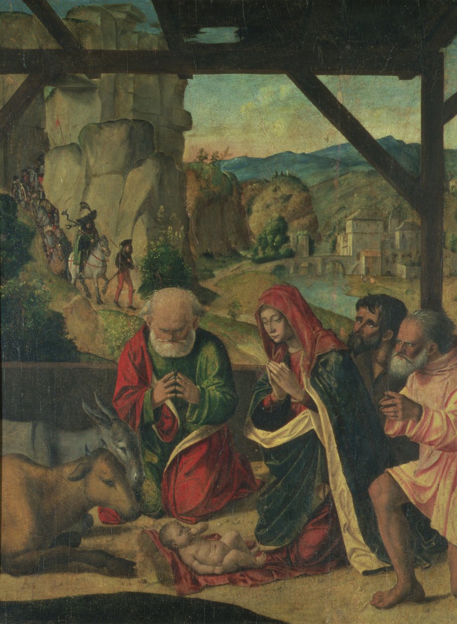 Nativity av Baldassare di Matteo Carrari