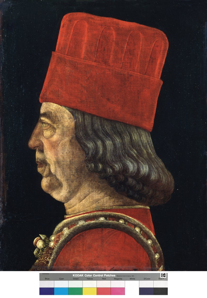 Porträtt av Borso d