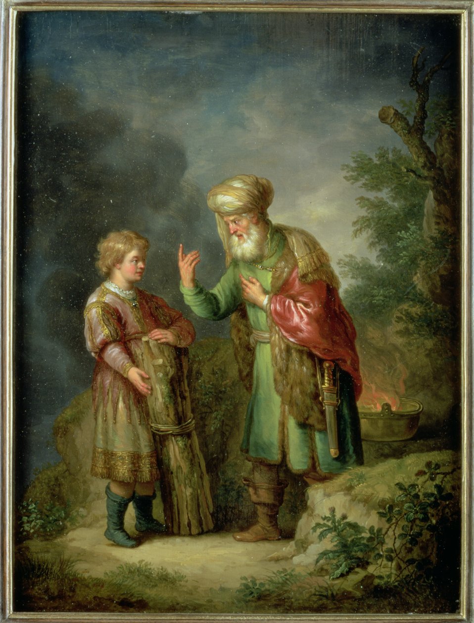 Abraham och Isak av Balthasar Beschey
