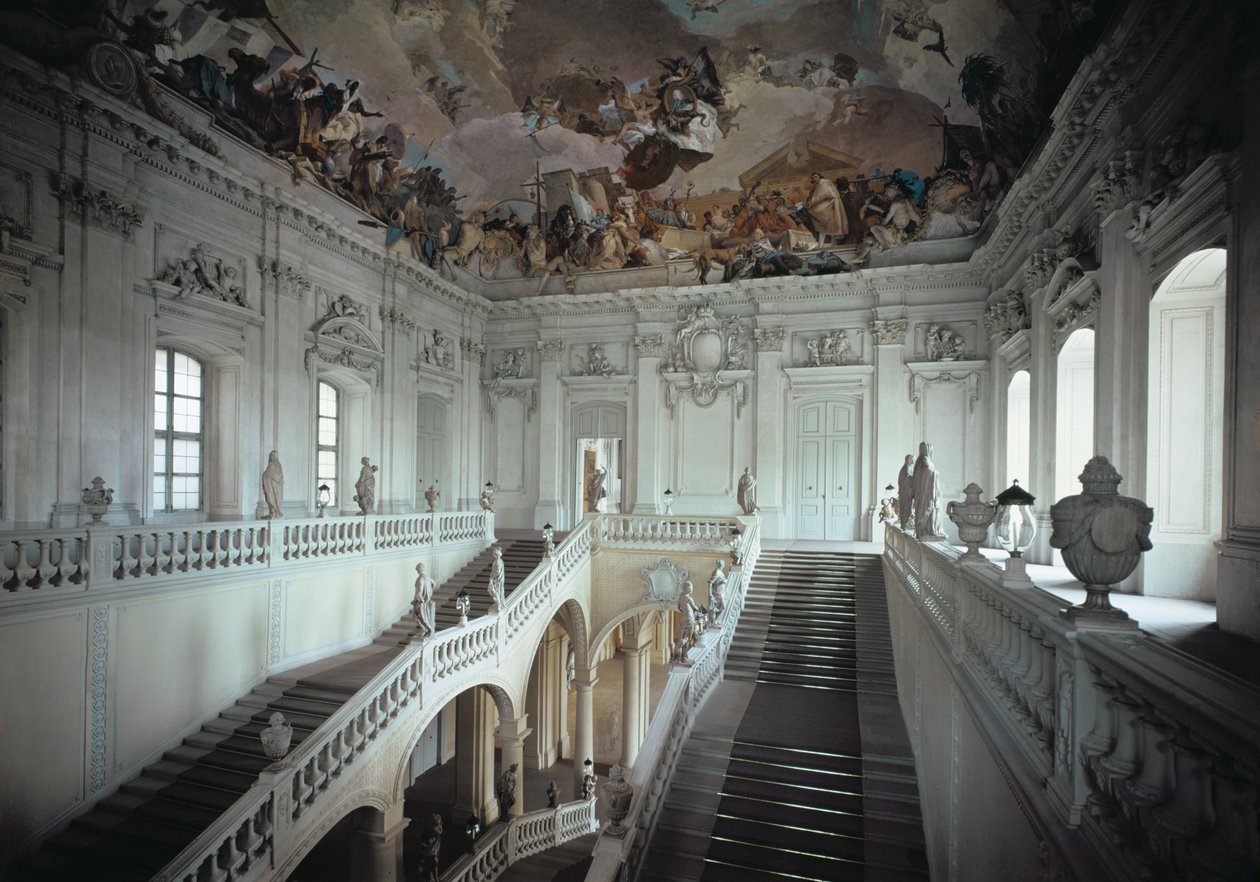 Trappan, byggd 1719-44 av Balthasar Neumann