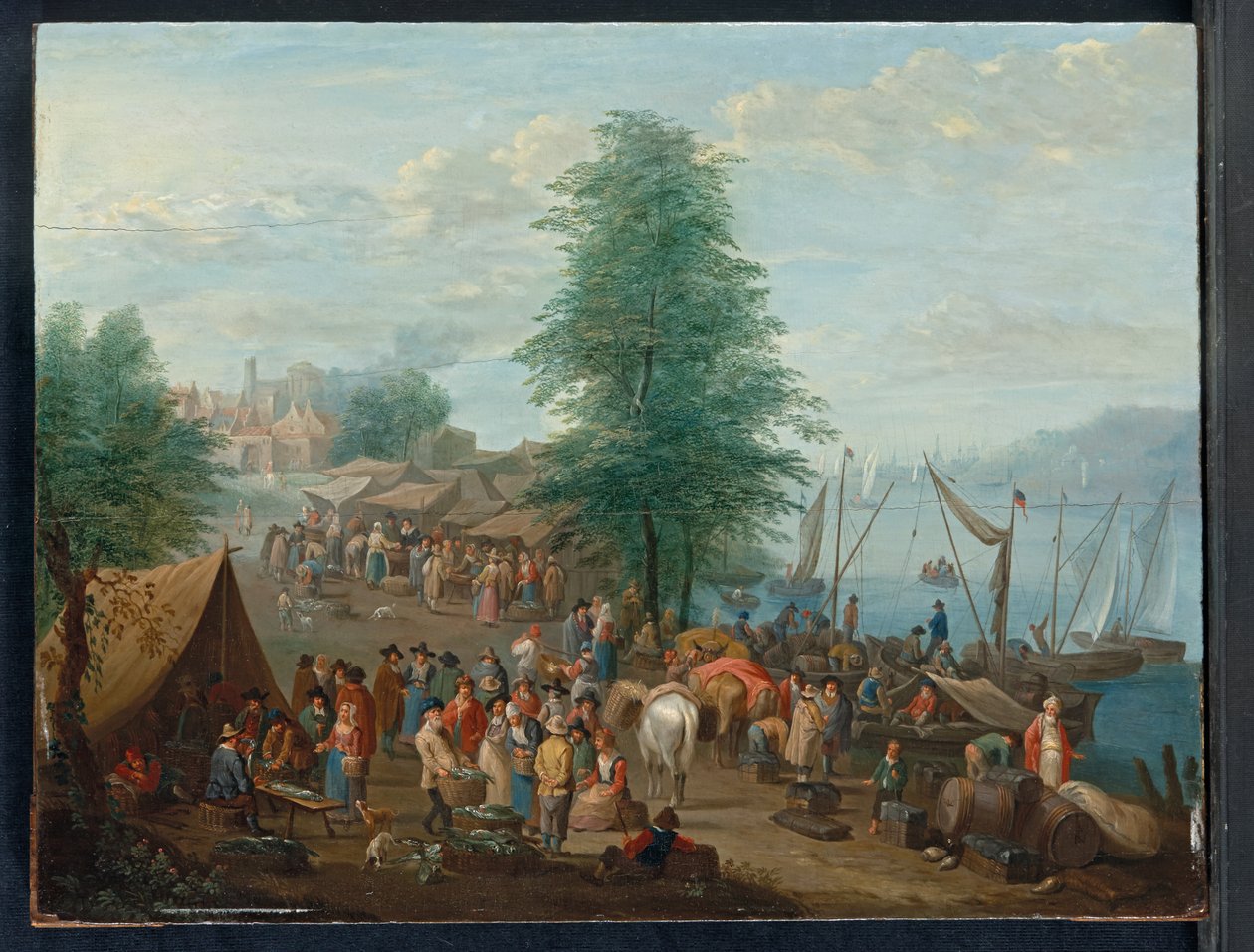 Fiskmarknaden av Balthasar Beschey