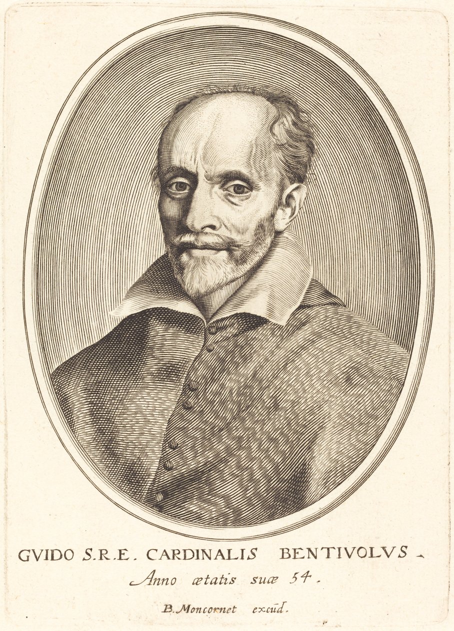 Guido Bentivoglio av Balthasar Moncornet