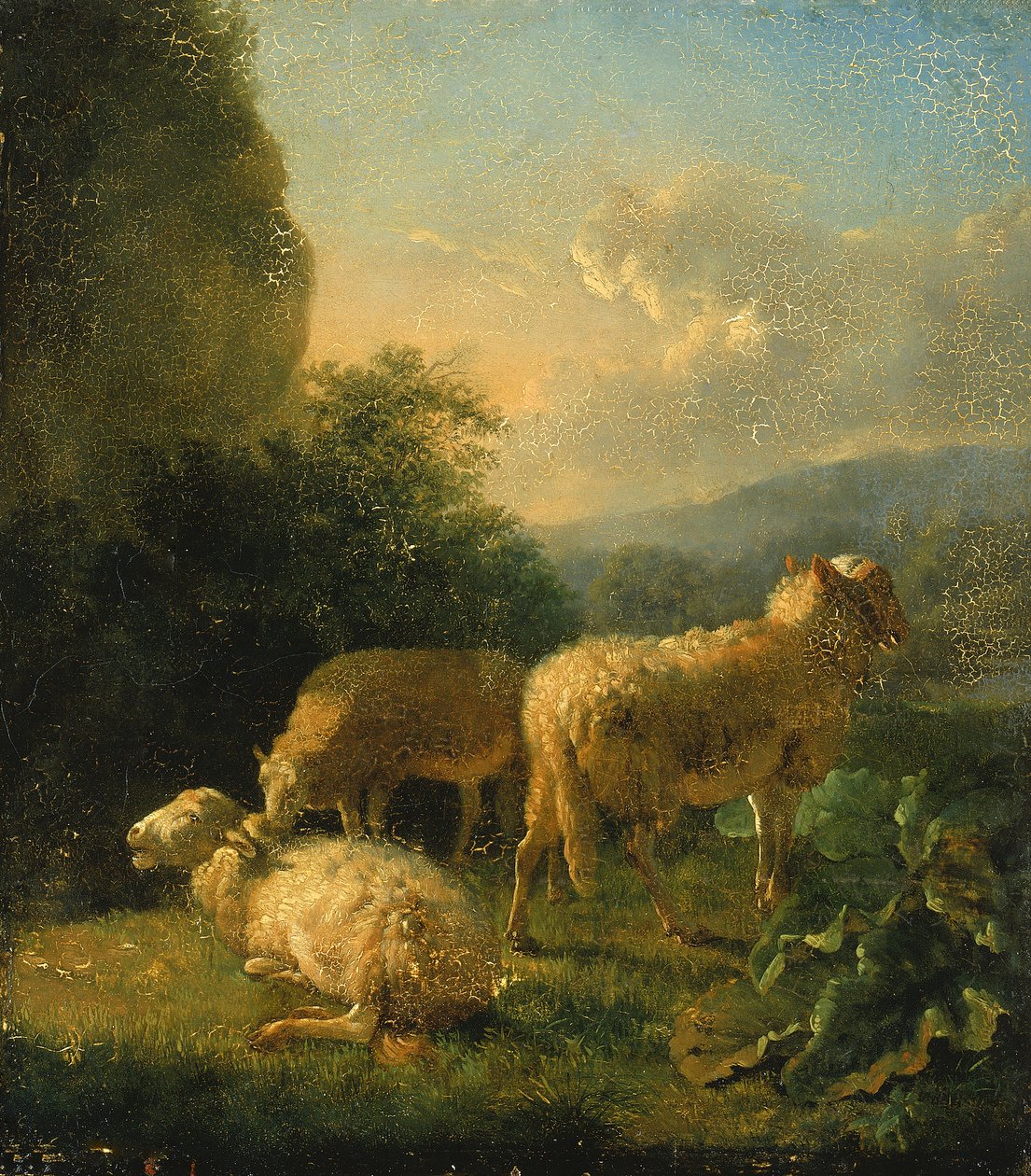 Får, sent 1700-tidigt 1800-tal. av Balthasar Paul Ommeganck
