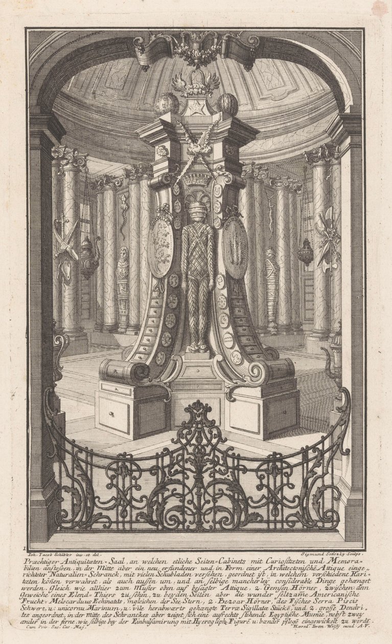Fornminnesrum av Balthasar Sigmund Setletzky