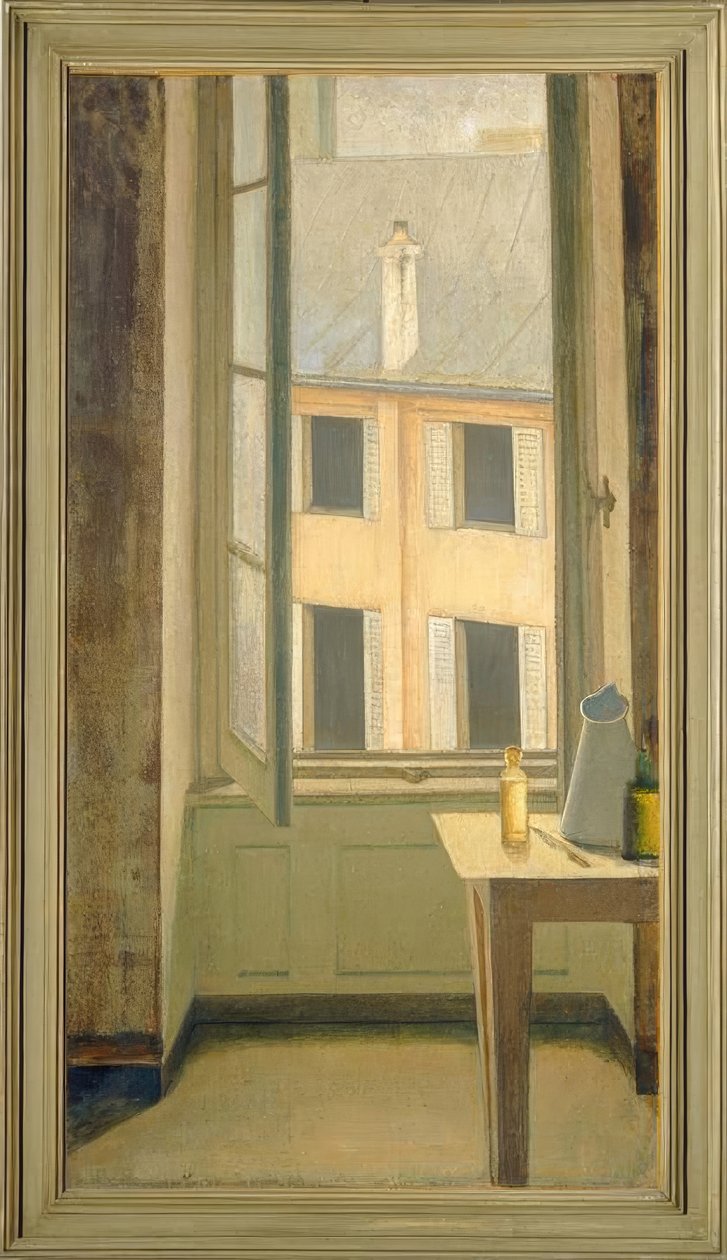 Fönstret, Cour de Rohan av Balthus Klossowski de Rola