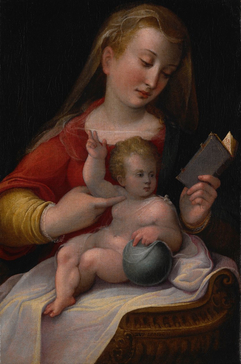 Madonna and Child av Barbara Longhi