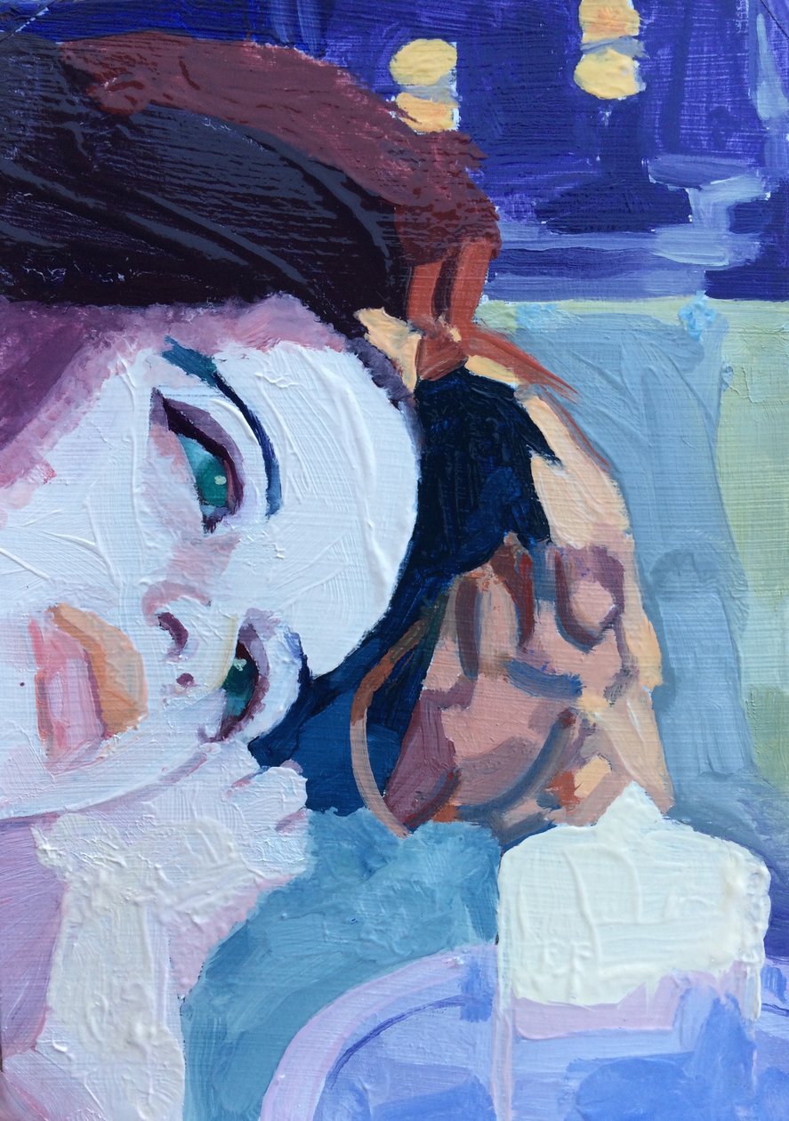 "Candlelight 3", 2015 av Barbara Hoogeweegen