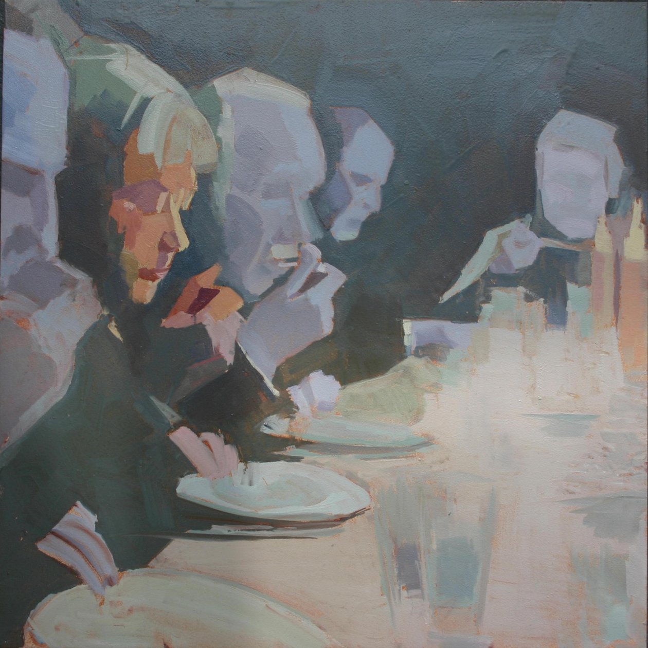 "Middag 3", 2009 av Barbara Hoogeweegen
