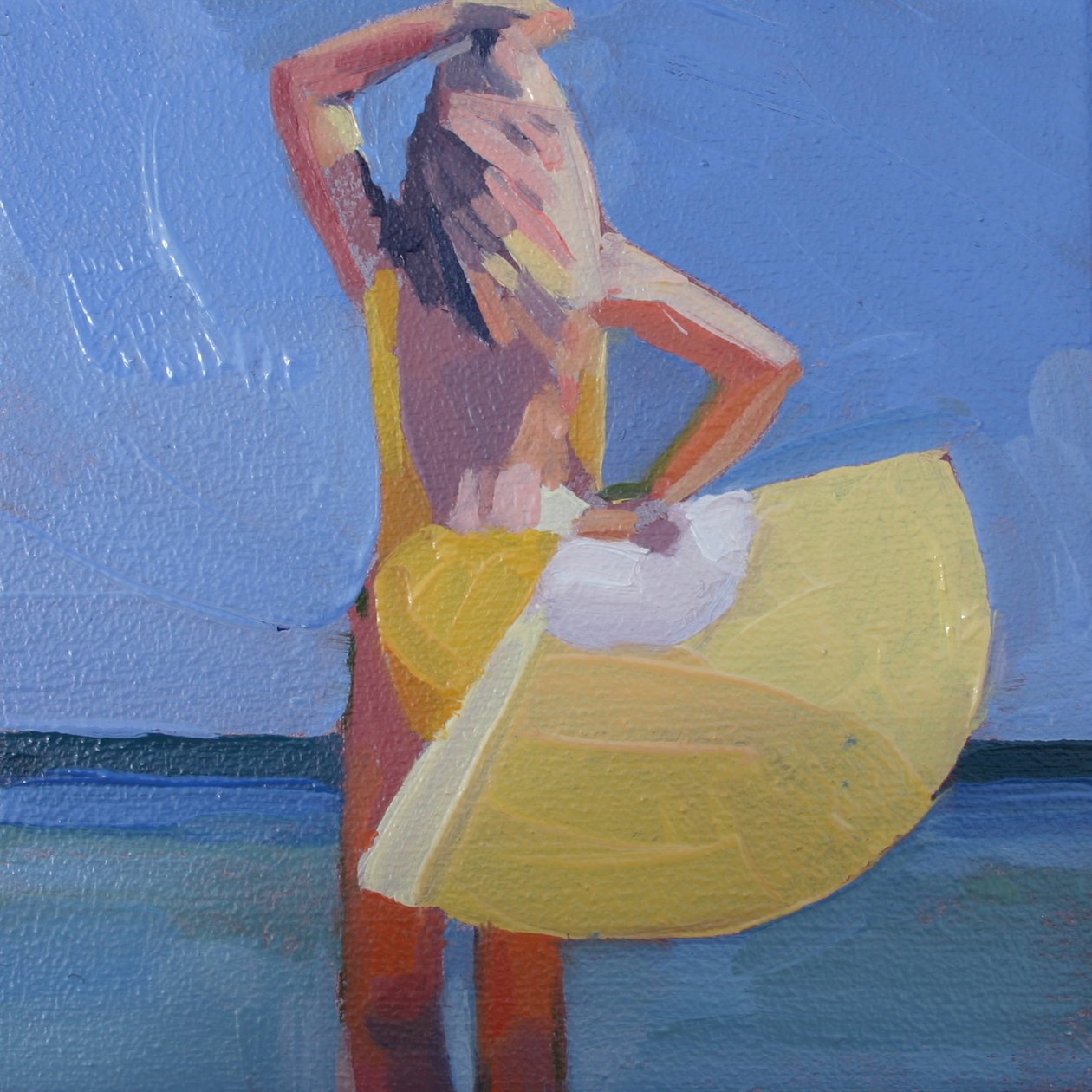 "Face 27", 2012 av Barbara Hoogeweegen