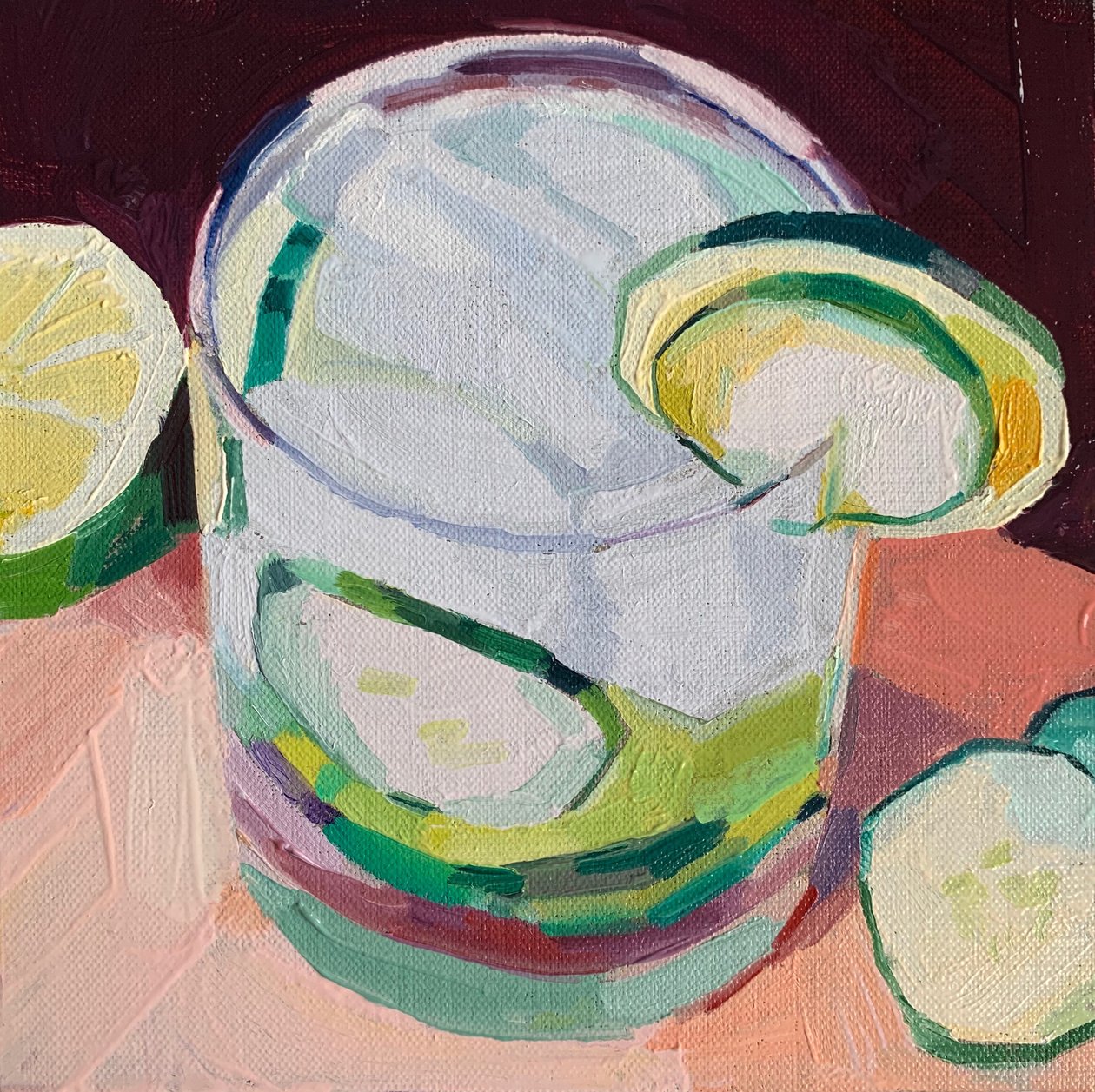Gin och tonic, 2020 av Barbara Hoogeweegen