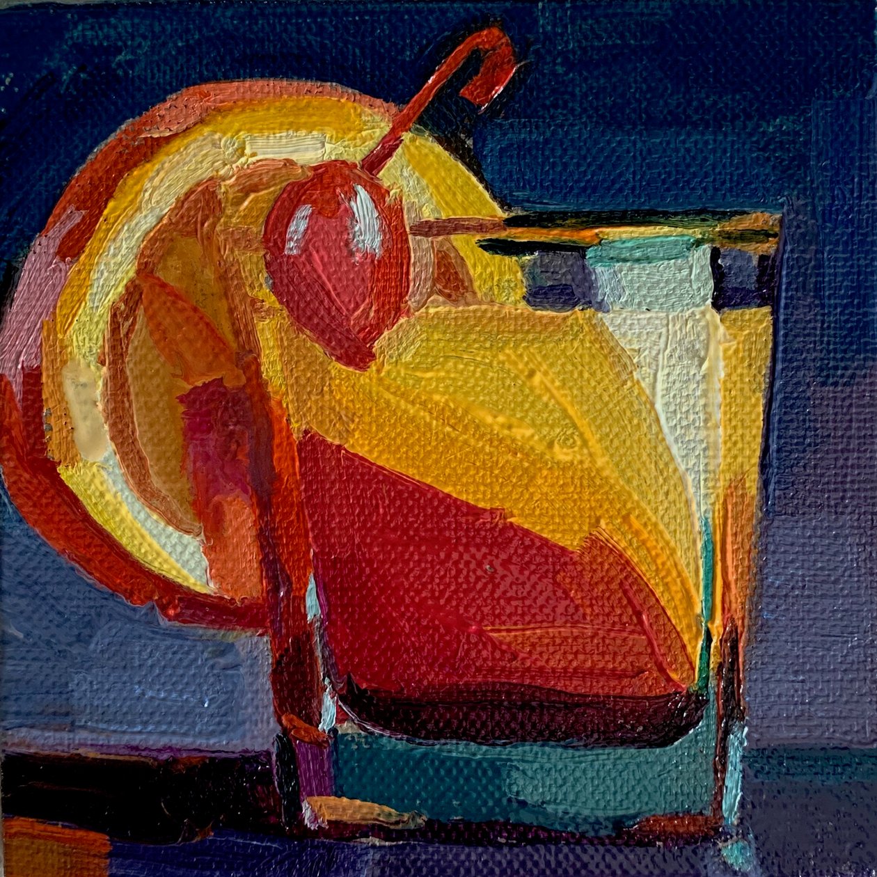 cocktail 1, 2019 av Barbara Hoogeweegen