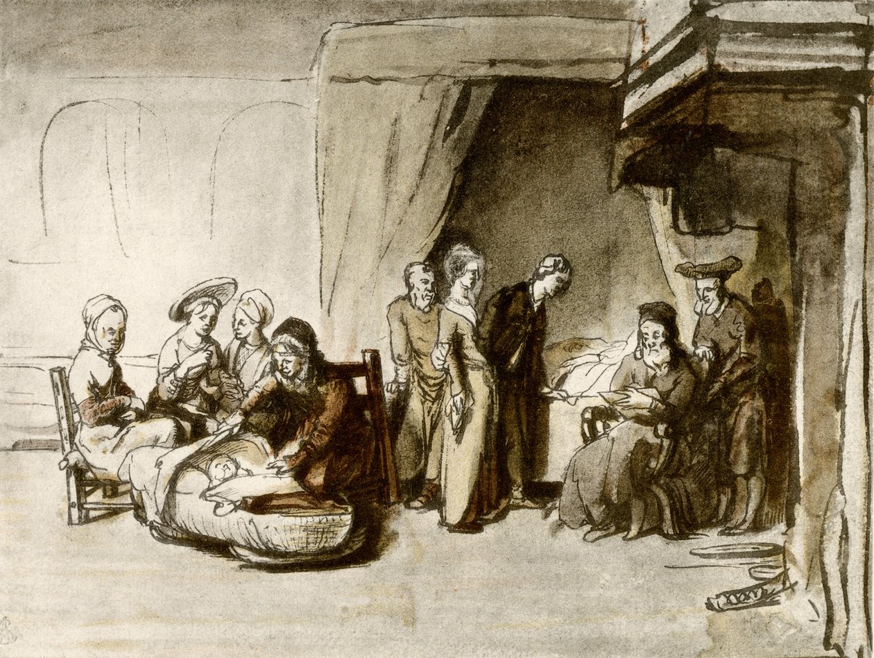 Namngivning av Johannes Döparen av Barent Fabritius