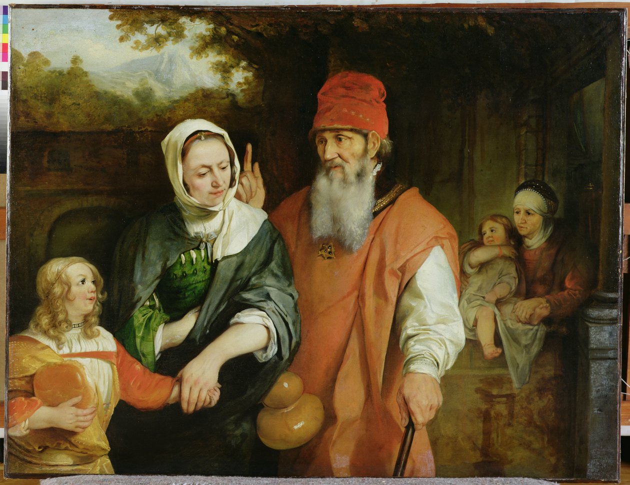 Avskedandet av Hagar av Barent Fabritius