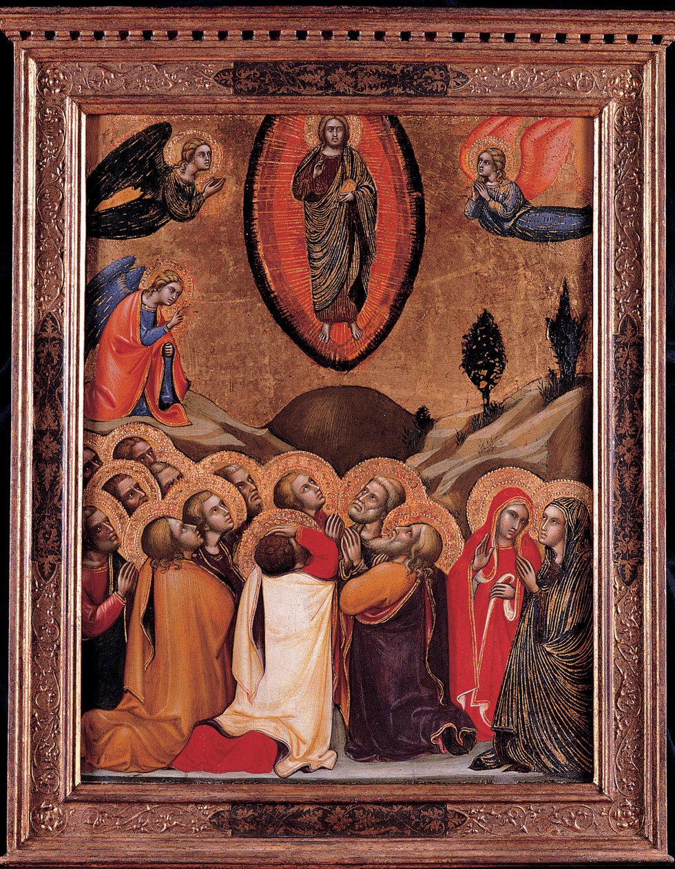 Himmelsfärden, 1374 av Barnaba da Modena