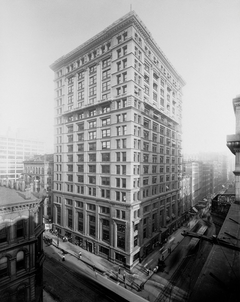 Tribune building, Chicago, Illinois, USA av Barnes and Crosby
