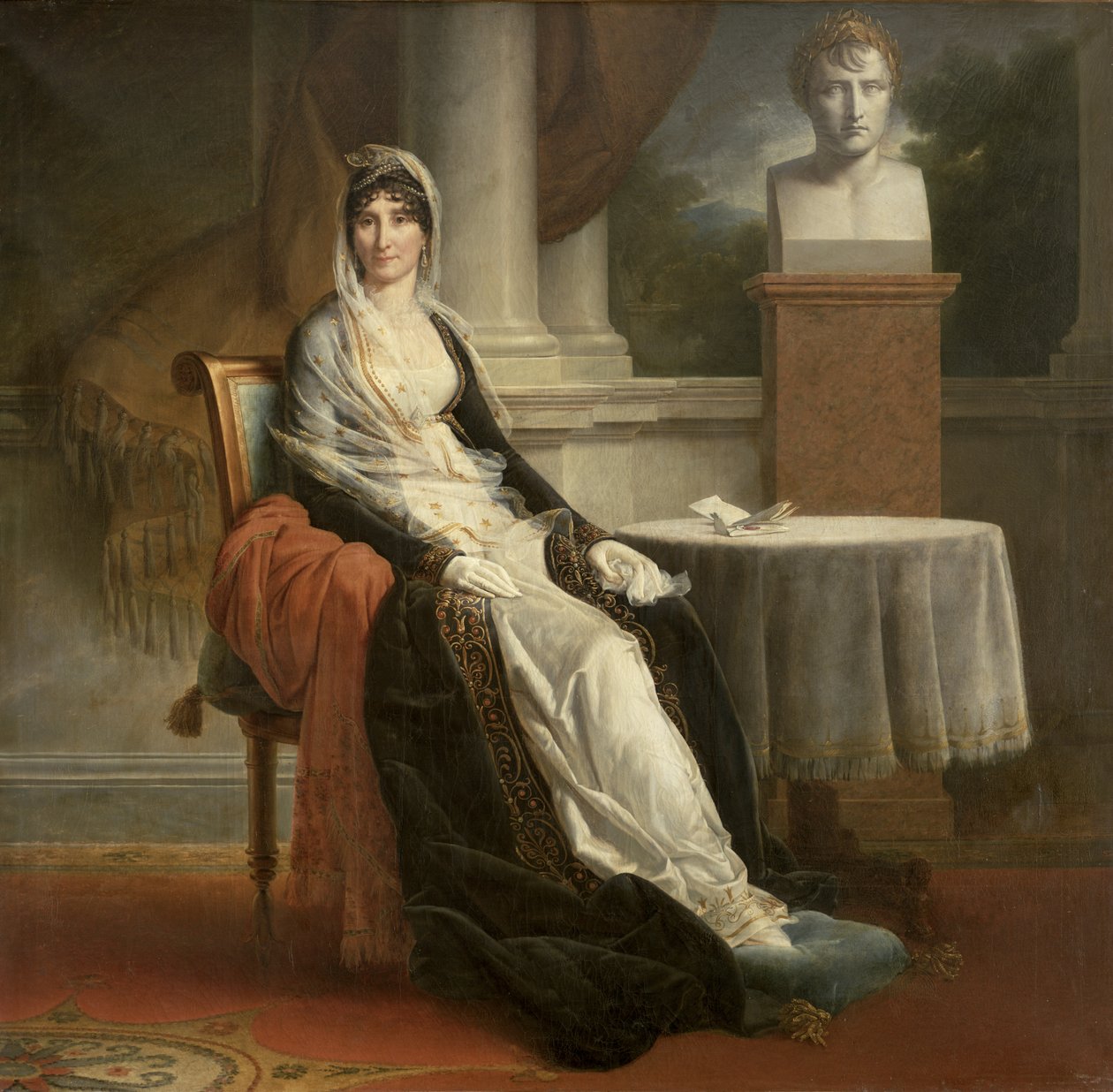 Marie-Laetitia Ramolino (1750-1836) 1803 av Baron François Pascal Simon Gérard