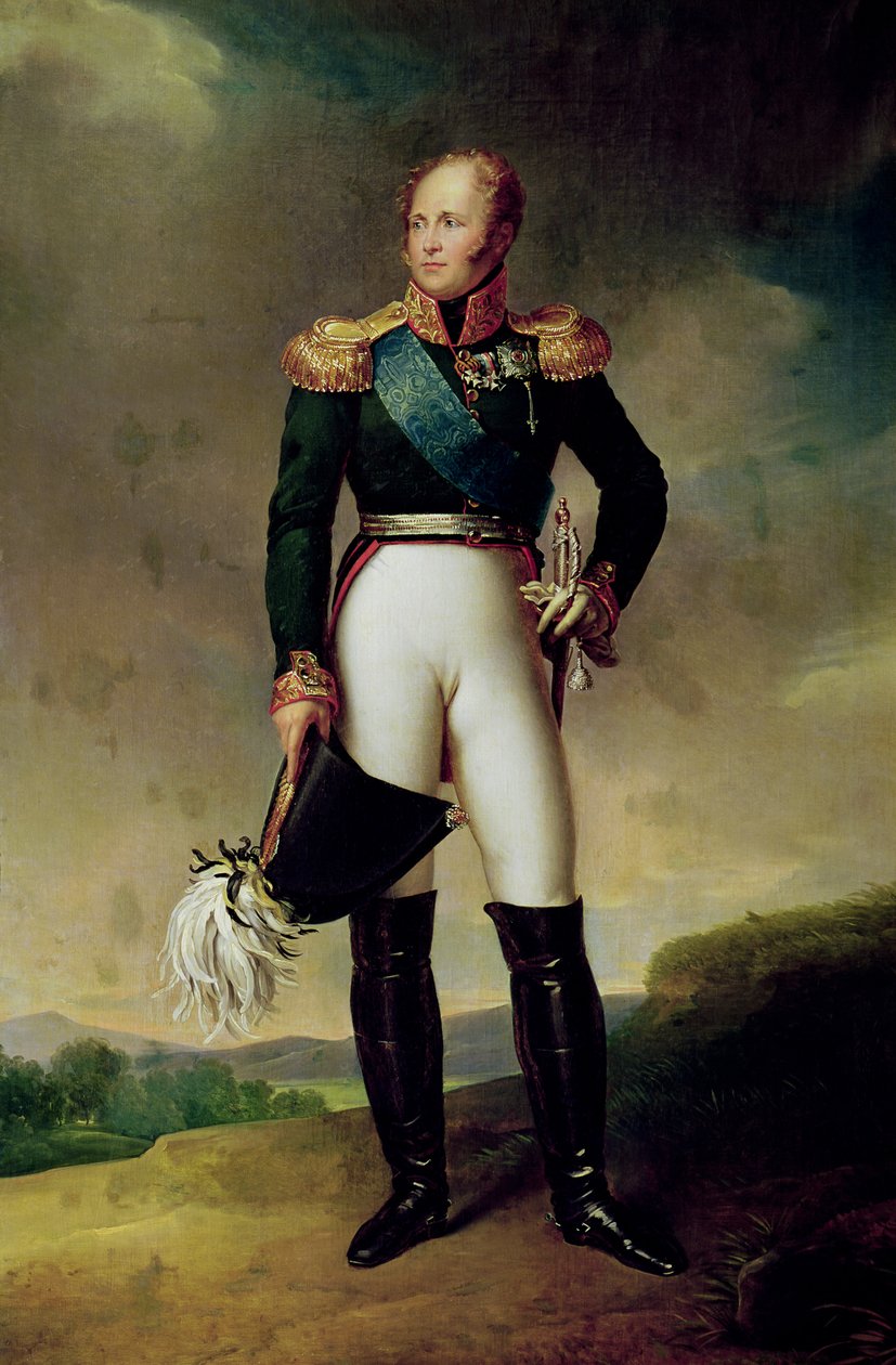 Porträtt av Alexander I (1777-1825) 1814 av Baron François Pascal Simon Gérard