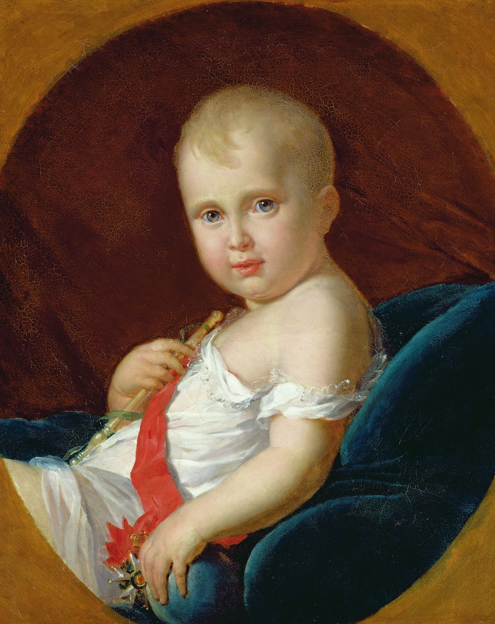 Porträtt av Napoleon, kejserlig prins och kung av Rom, 1815 av Baron François Pascal Simon Gérard