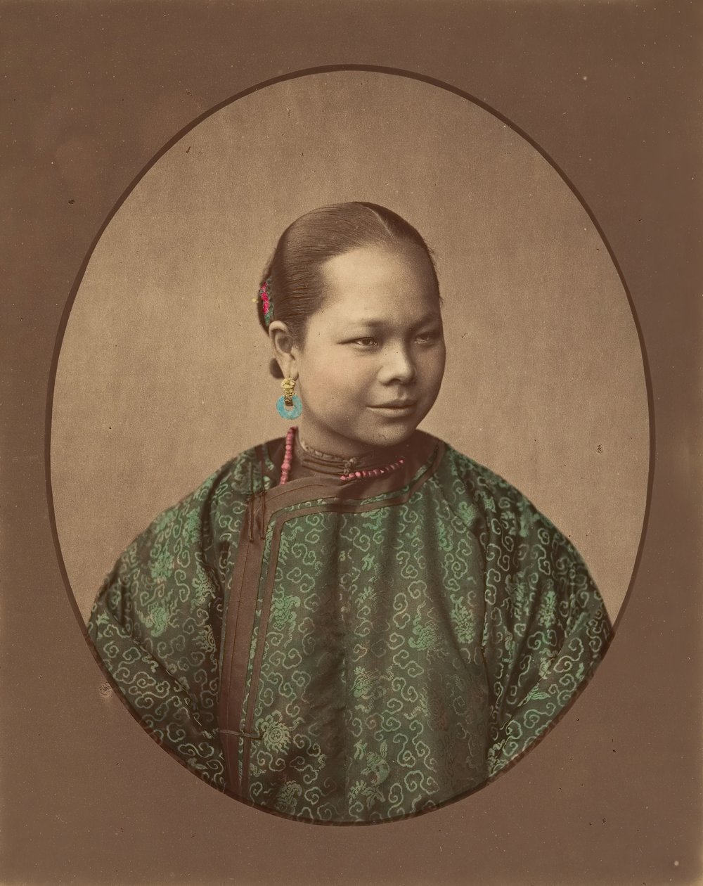 Flicka från Shanghai, 1870-talet. av Baron Raimund von Stillfried