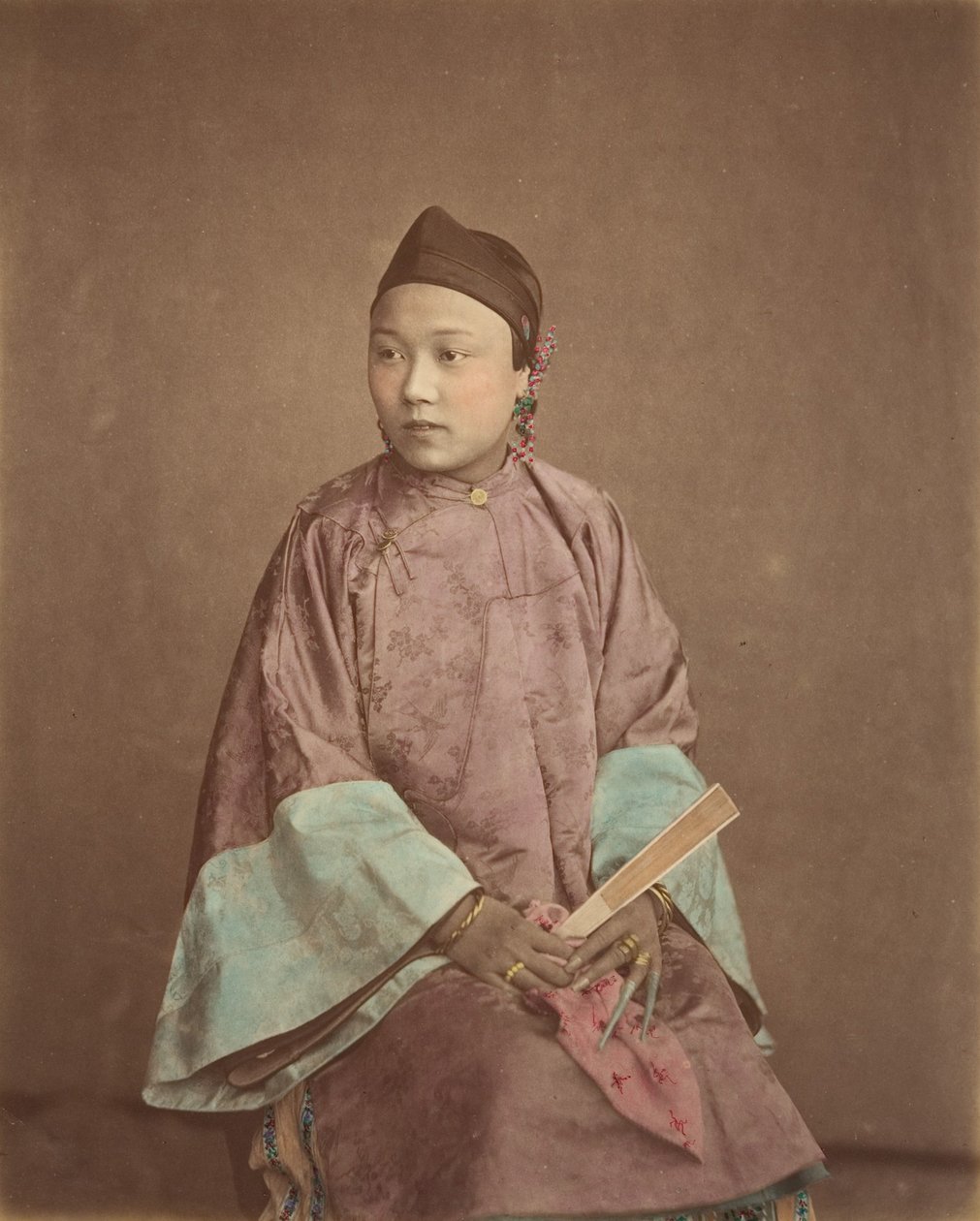Flicka från Shanghai, 1870-talet. av Baron Raimund von Stillfried