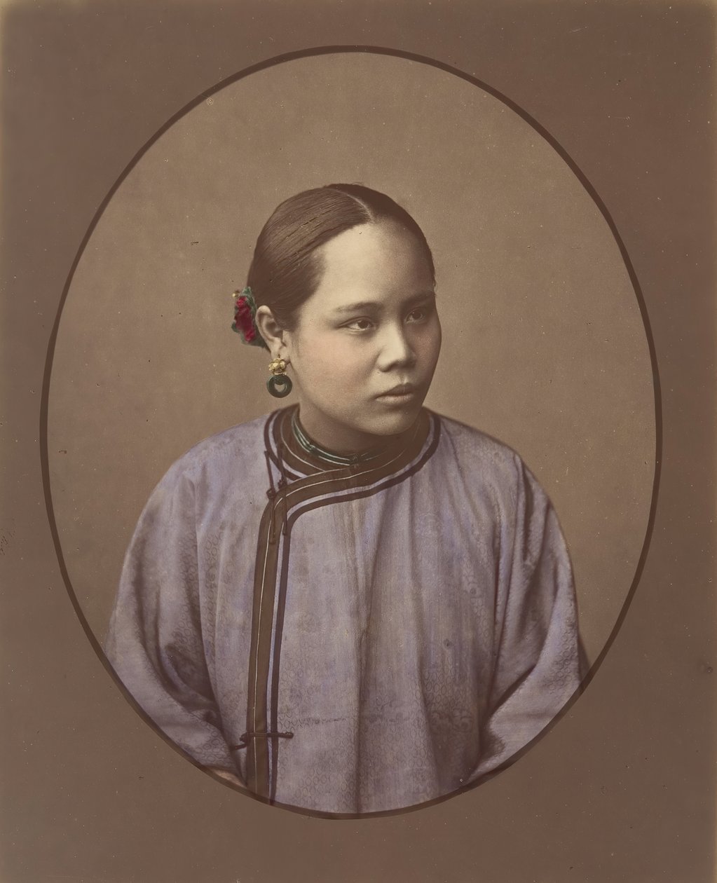 Flicka från Shanghai, 1870-talet. av Baron Raimund von Stillfried