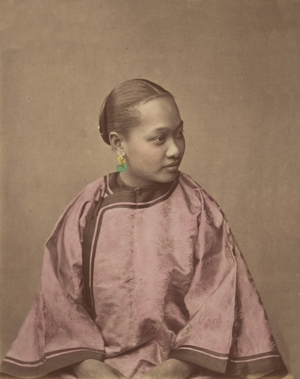 Flicka från Shanghai, 1870-talet. av Baron Raimund von Stillfried