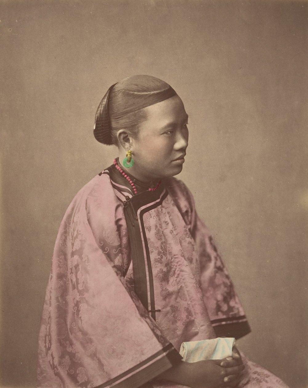 Flicka från Shanghai, 1870-talet. av Baron Raimund von Stillfried
