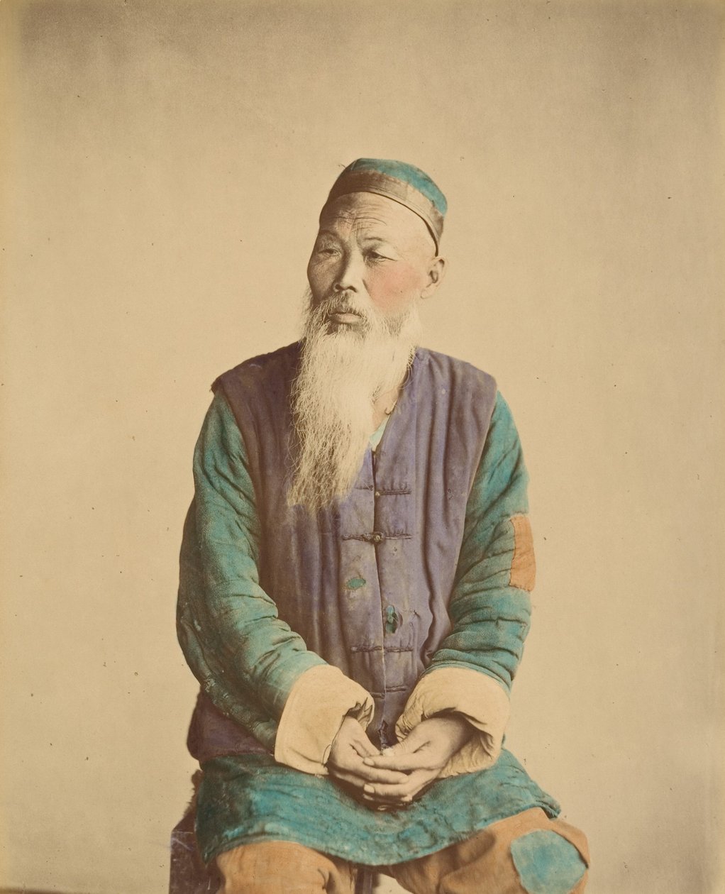 Gammal tiggare, 1870-tal. av Baron Raimund von Stillfried