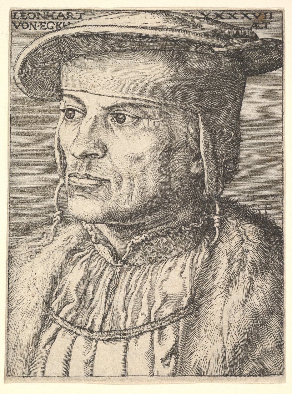 Leonard av Eckh, 1527. av Barthel Beham