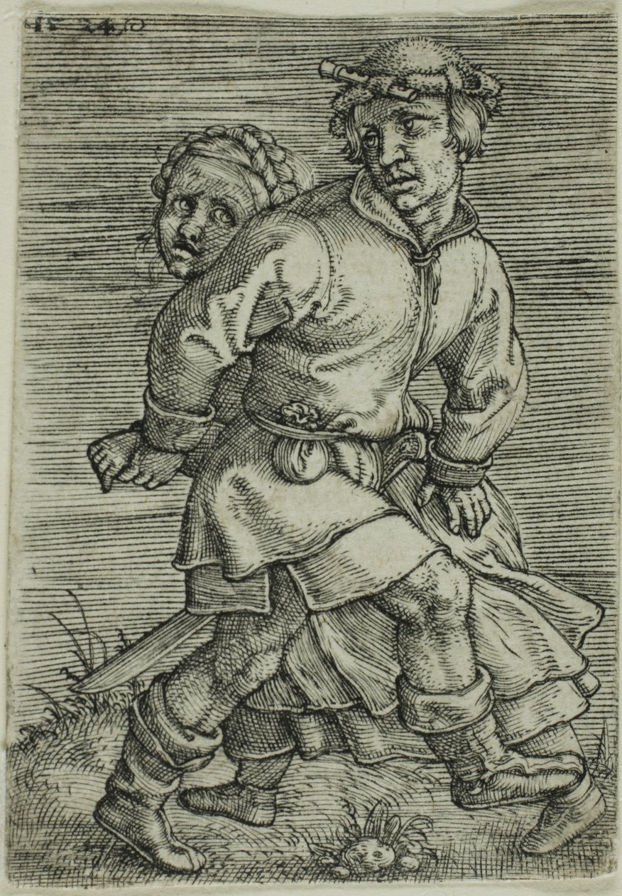 Bondepar dansar av Barthel Beham