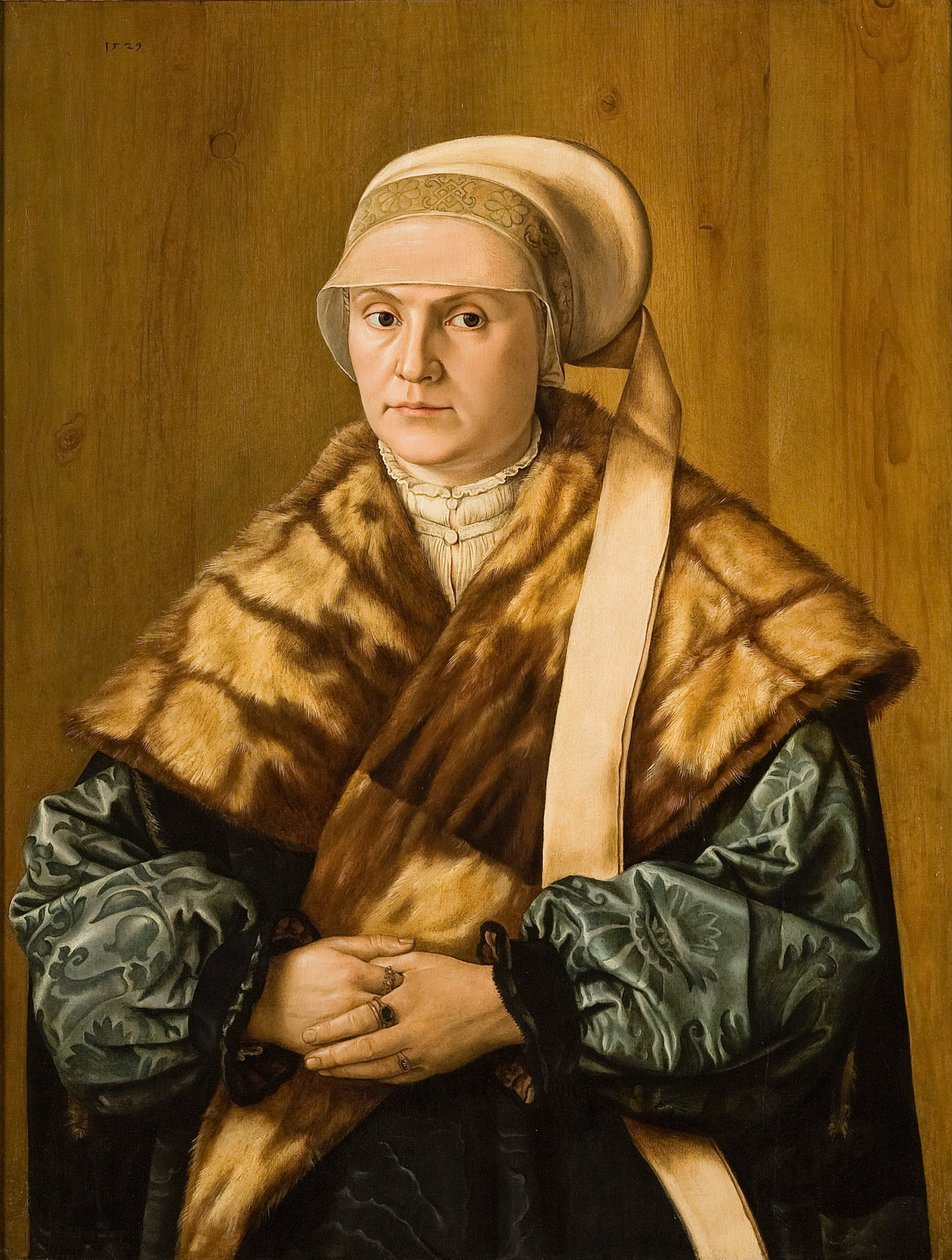 Porträtt av en kvinna, 1529 av Barthel Beham
