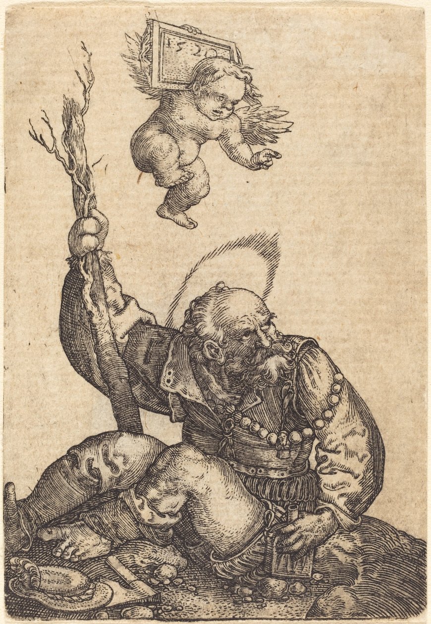 Sankt Christopher av Barthel Beham