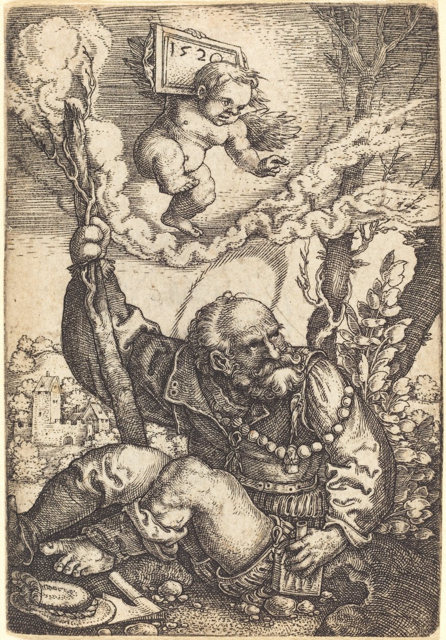 Sankt Christopher av Barthel Beham