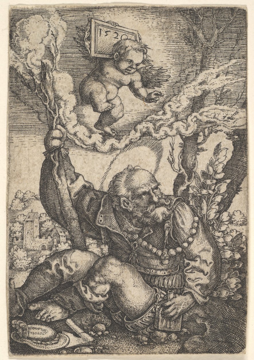 S:t Christopher, tidigt 1500-tal. av Barthel Beham