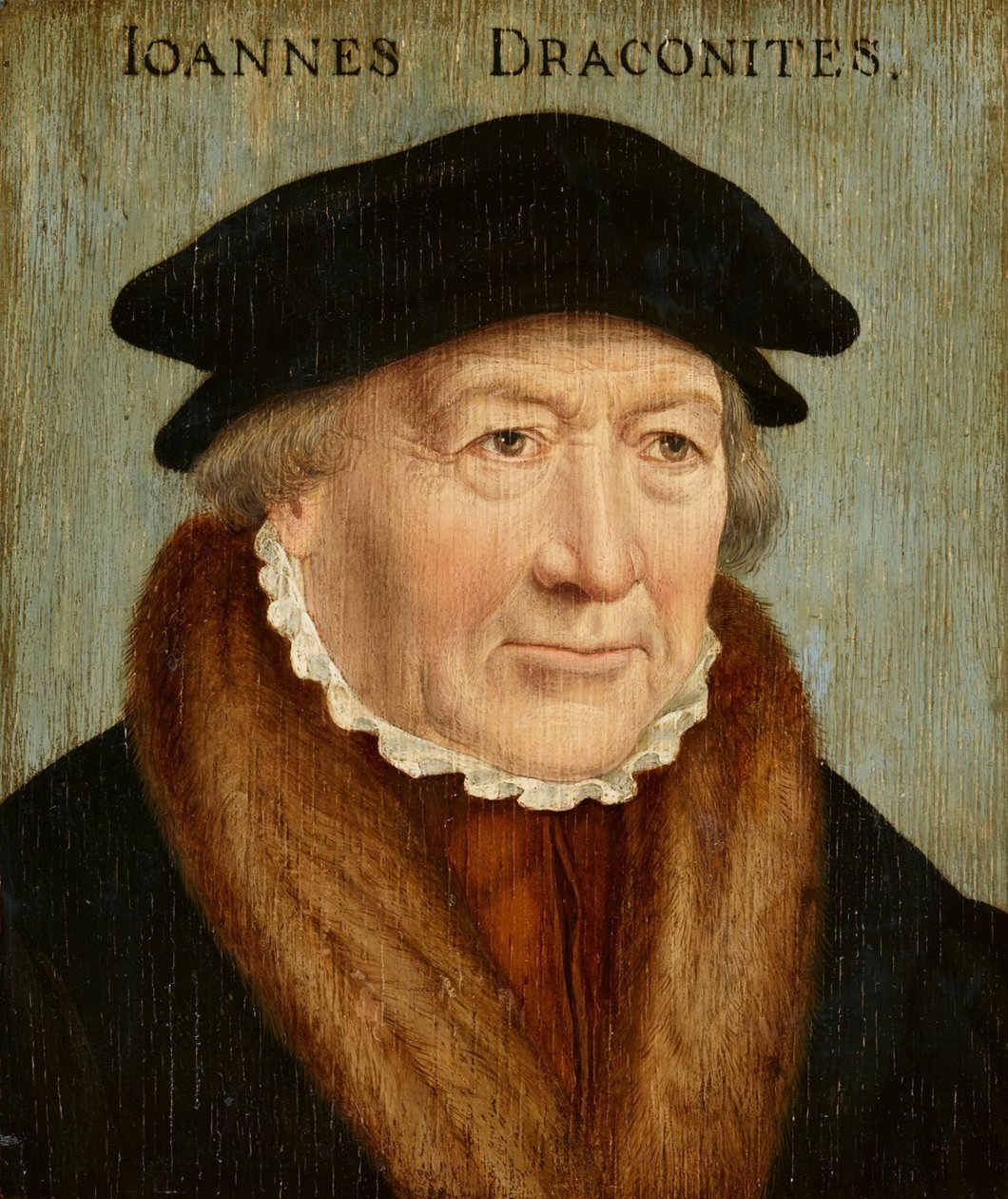 Porträtt av Johannes Draconites av Bartholomaeus Bruyn the Elder