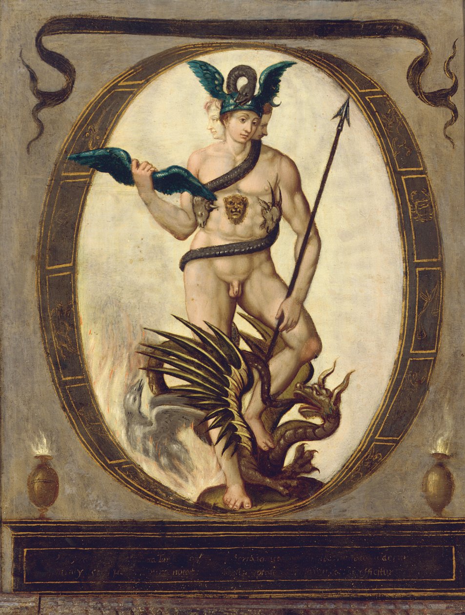 En allegori över alkemin av Bartholomaeus Spranger