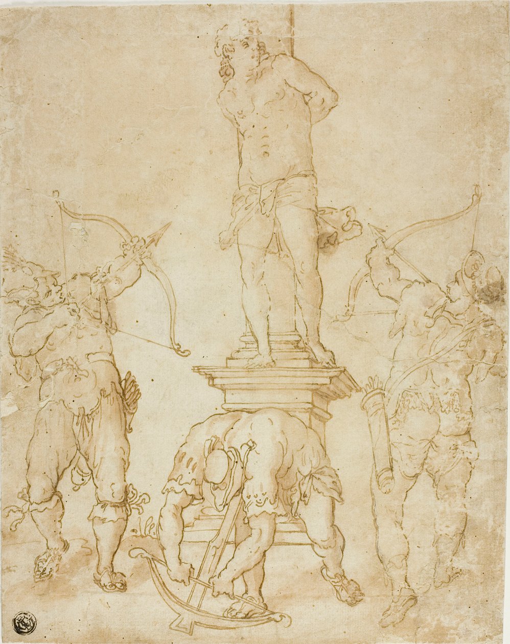 Sankt Sebastians martyrskap av Bartholomaeus Spranger