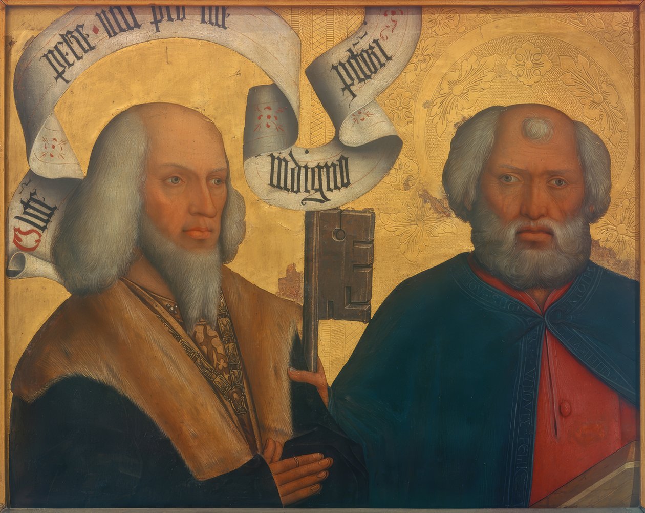 Peter v. Hewen med St. Peter av Bartholomäus Zeitblom