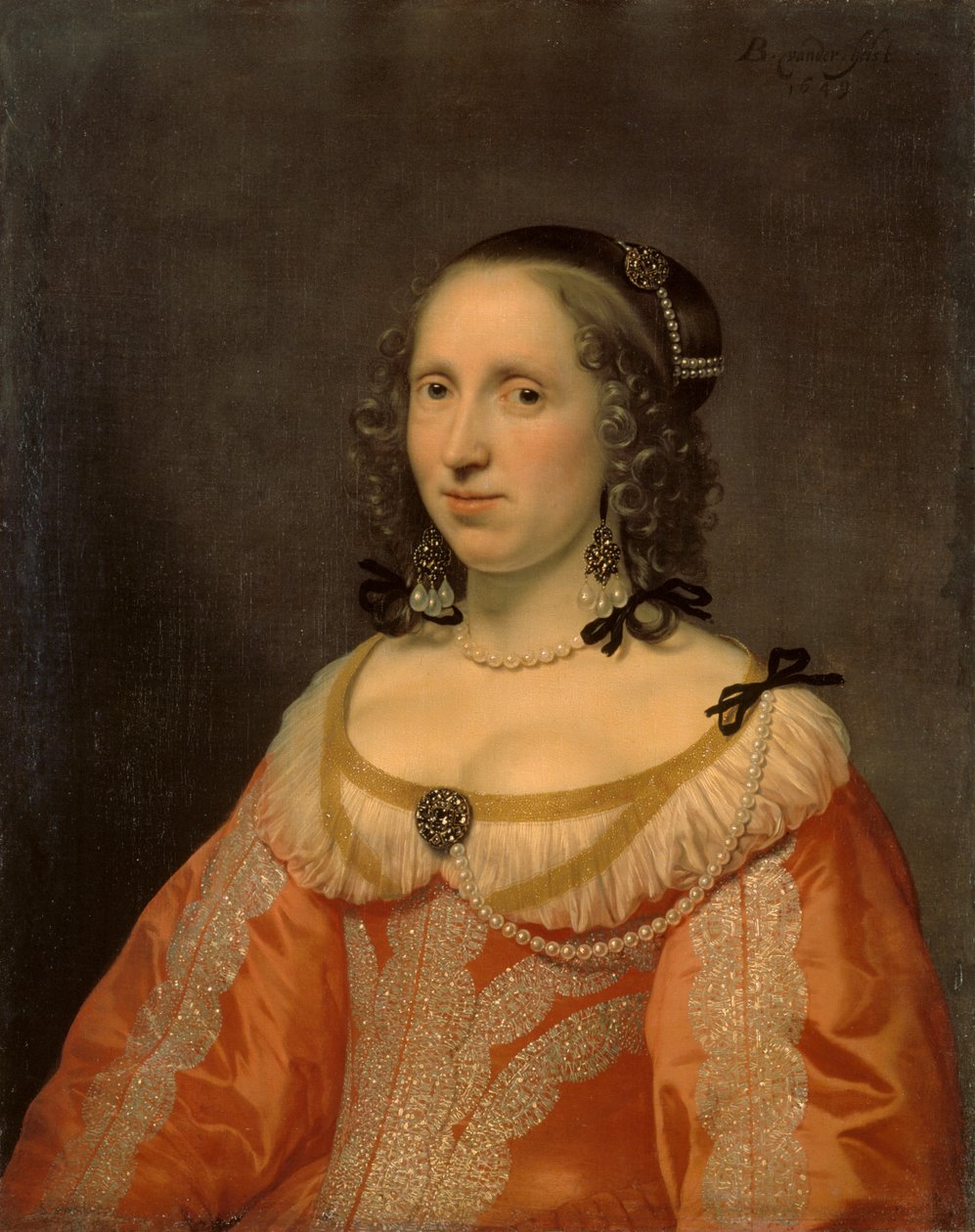 Portrait of a Woman av Bartholomeus van der Helst