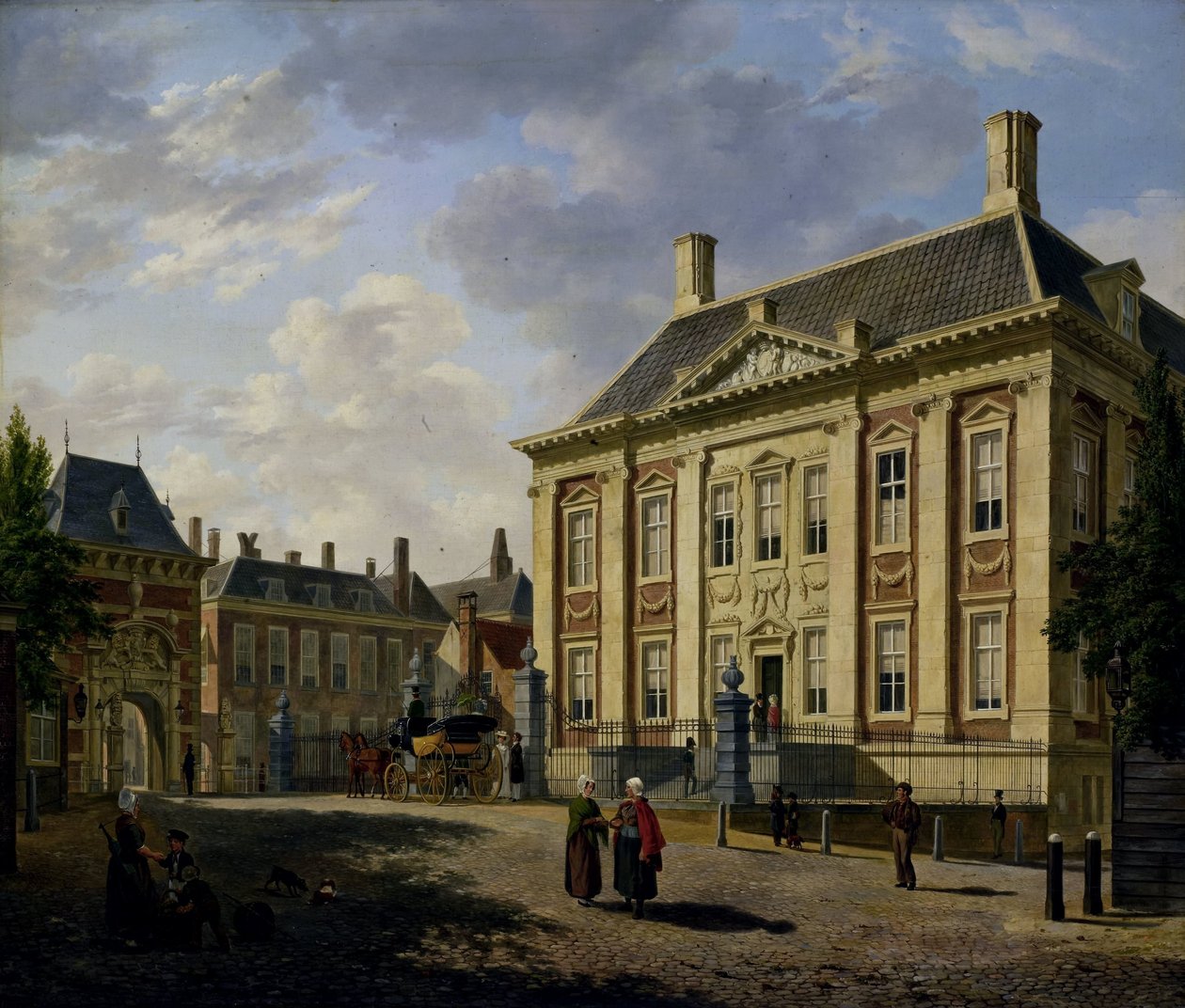 Mauritshuis i Haag av Bartholomeus Johannes van Hove