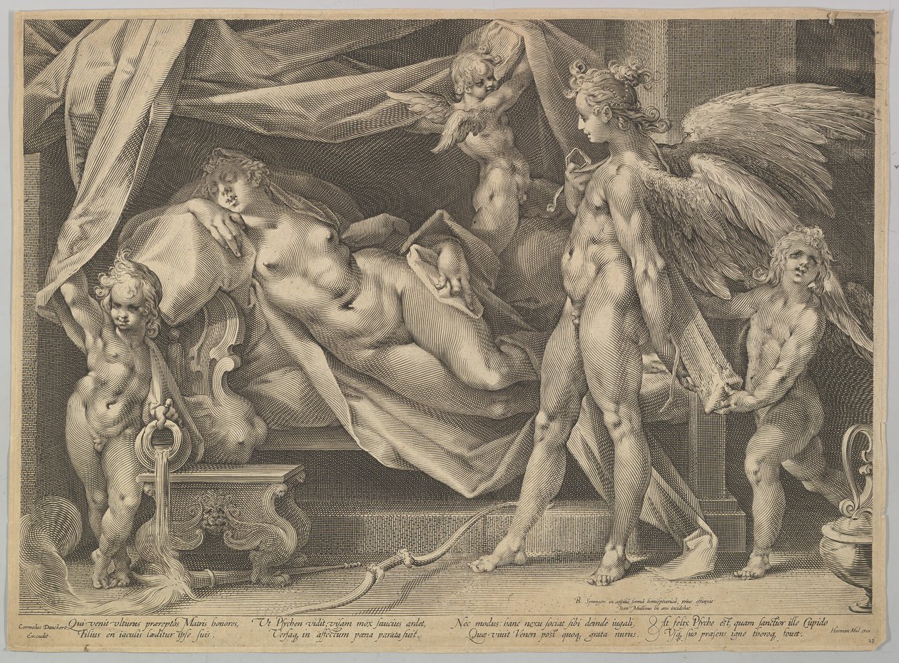 Cupid & Psyche, ca. 1631 av Bartholomeus Spranger