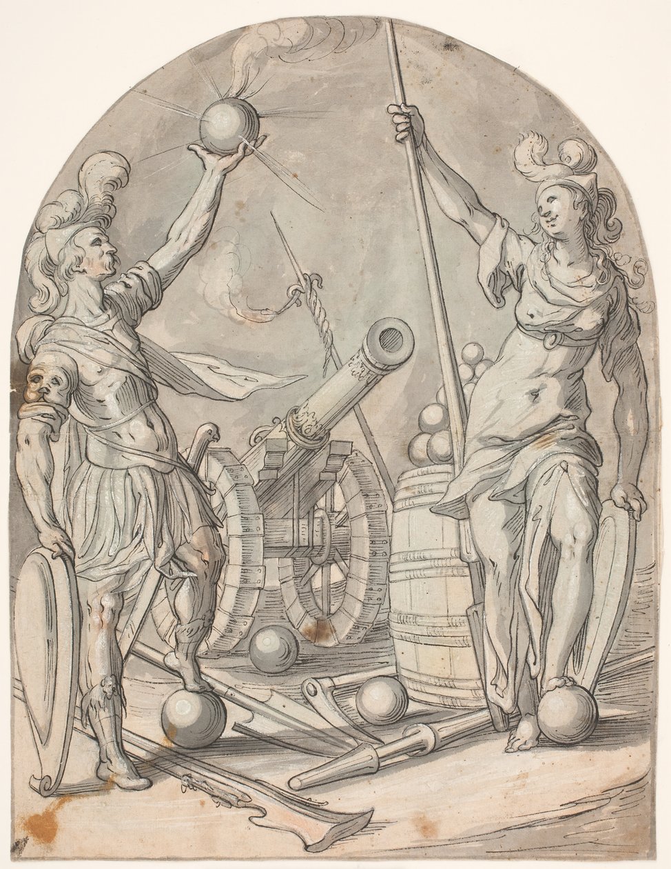 mars och Bellona av Bartholomeus Spranger